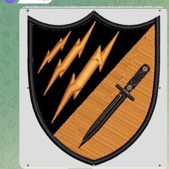 Patches of the brigades who came to us