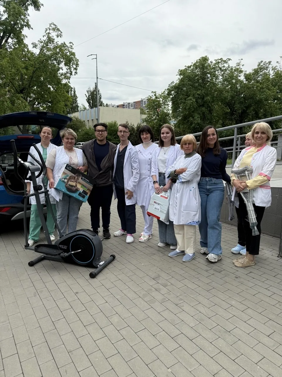 Together with T3G: medical supplies for hospitals